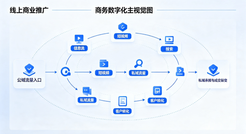 汤原县线上商业推广怎么做？全域流量闭环搭建与低成本转化实战指南